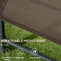 Zestaw bistro 3-częściowy, metalowy, stół szklany, odporny na warunki atmosferyczne(m-6)