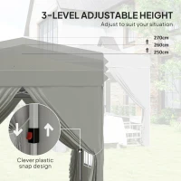 Pawilon 2,5x2,5m, wodoodporny, stabilny, zimowy, pop-up(m-5)