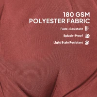 Zestaw 4 poduszek na krzesła 108x50x5 cm z wiązaniami(m-5)