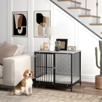 Klatka dla psa, legowisko, dla psów do 20 kg, domowa(m-2)