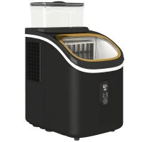 Maszyna do lodu 15 kg/24h, zbiornik 1,5L, czarna(m-1)