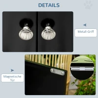 Stojak na miski dla dużych psów, z magnesami, 2 miski(m-6)