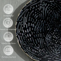 HOMCOM 3D Obraz ścienny Ozdoba ściany Zawieszka Z metalu Sztuka do salonu Sypialni Nowoczesne(m-6)