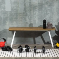 HOMCOM 2 w 1 zestaw hantli regulowany zestaw hantli 20 kg hantle i sztanga z rurką łączącą Profesjonalny trening siłowy i podnoszenie ciężarów do fitnessu domowego(m-2)