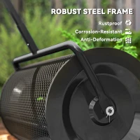 Siewnik do kompostu 75L, 61x40cm, do ogrodu, zielony(m-7)