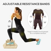 Zestaw uchwytów do pompek, deska treningowa, taśmy oporowe(m-6)