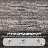 Leżak ogrodowy składany z poduszką i oknem do czytania(m-6)