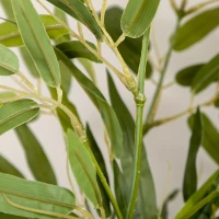 Sztuczna roślina bambusowa 90 cm w doniczce, zielona(m-9)