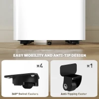 Mobilny kontener na dokumenty, 3 szuflady, A4, Biały(m-7)