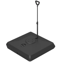 Stojak na parasol do 160 kg, czarny, do parasoli bocznych(m-10)