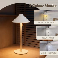 Lampy stołowe 2 szt. USB, 3 kolory światła, ładowalne(m-4)