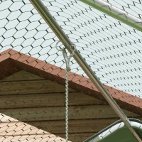 Kurnik z wybiegem stalowym 300x600x195 cm dla 18-24 kur(m-9)