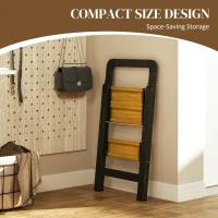 Dwustopniowa drabina składana, antypoślizgowa platforma(m-6)