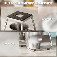 Stojak motocyklowy HOMCOM, uniwersalny uchwyt motocyklowy do 500 kg, stojak, podnośnik, platforma serwisowa(m-5)