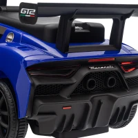 AIYAPLAY Ride on Sliding Car, Baby Push Car Licensed Maserati GT2 with Under Seat Storage, Music, Horn, Foot to Floor Toddler Car for 18-60 Months, Blue(m-5)