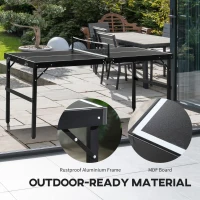 Składany stół do tenisa stołowego z siatką i uchwytami(m-5)