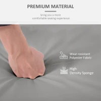 Zestaw 2 poduszek na krzesła, 56 x 52 cm, z zamkiem, do sofy(m-5)