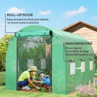 Szklarnia 3x2m, folia, 6 okien, drzwi rolowane(m-6)