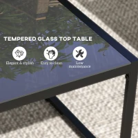 Zestaw mebli ogrodowych z polirattanu dla 4 osób, wodoodporny(m-6)