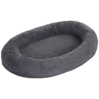 PawHut Human Dog Bed, 175L x 115W x 35Hcm Giant Human Dog Bed with Washable Cover, Waterproof Non-slip Bottom, Handel, Fluffy Dog Bed for People, Adults, Pet Family, Dark Grey(m-1)