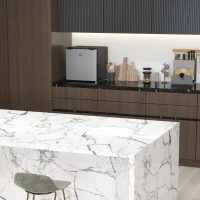 HOMCOM mini vriezer 35 L vrieskist elektrisch vrijstaande mini vrieskist mini koelkast -14 tot -24 ℃ 5-standen temperatuurregeling(m-9)