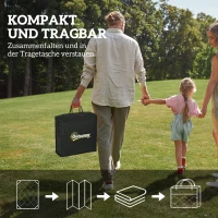 Dywan zewnętrzny, odporny na warunki atmosferyczne, Niebiesko-Biały(m-4)