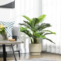 Sztuczna palma 100 cm, 27 gałązek, dekoracja do wnętrz(m-6)