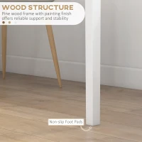 Stół kwadratowy do jadalni, drewniany, biały, dla 2 osób(m-5)