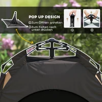 Namiot dla psa i kota, z siatką, do użytku na zewnątrz(m-5)