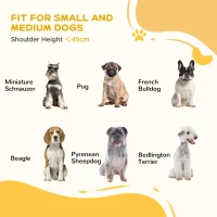 PawHut Barierka dla psów, 4-częściowa, 206 x 76 cm, Składana, Biała, z nogami podporowymi, Freestanding(m-6)