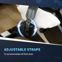 Cichy mini trenażer pedałów, 8 poziomów oporu magnetycznego(m-7)