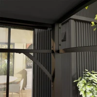 Pawilon grillowy 215x150x220 cm, wodoodporny, z hakami(m-8)