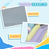 Zjeżdżalnia i skakańce dla dzieci 3-8 lat, z wentylatorem(m-6)