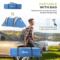 Namiot campingowy dla 4-5 osób, wodoodporny, rodzinny(m-7)