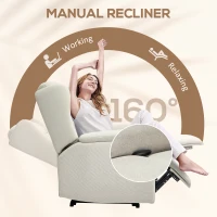 Fotel relaksacyjny z funkcją leżenia, z sprężynami kieszeniowymi(m-4)