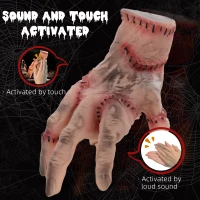 21 cm Halloween Dekoracja, Realistyczna Ręka z Dźwiękiem(m-6)