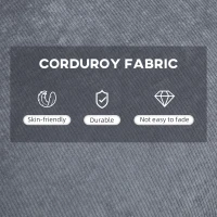 Fotel relaksacyjny z podnóżkiem, regulowany, szary(m-5)