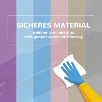 HOMCOM Zestaw miękkich klocków dla dzieci, zabawki do wspinaczki i raczkowania, pianka EPE, ekoskóra, 20 cm(m-6)