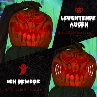 Szkieletowa dekoracja Halloween 183 cm z LED i dźwiękiem(m-5)