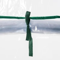 Szklarnia foliowa z regałem, roleta, łatwy montaż, 3 poziomy(m-10)