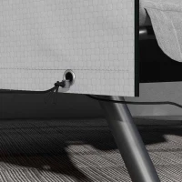 Pokrowiec na meble ogrodowe Outsunny, wodoodporny, ochrona przed promieniowaniem UV, dodatkowe mocowanie, prostokątny, kolor szary, 215 x 155 x 150 cm(m-6)