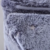 Sofa dla dzieci z funkcją leżenia, szary, dla 2-3 dzieci(m-5)