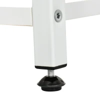 Stojak na rośliny Outsunny z 7 półkami, półka na rośliny, stojak na kwiaty, półka ogrodowa do salonu, narożnik, balkon, obciążenie do 2 kg (każdy poziom), biały 65 x 23 x 94,5 cm(m-9)