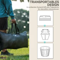 Wanna lodowa 300L, dmuchana, relaksacja mięśni, niebieska(m-7)