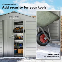 Wiatka na narzędzia ze stali ocynkowanej, 2,43㎡, Szara(m-6)