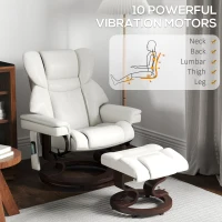 Fotel relaksacyjny z podnóżkiem, elektryczny, funkcja leżenia(m-4)