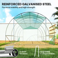 Szklarnia 4x3x2 m, folia, 8 okien, drzwi rolowane(m-5)