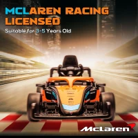 AIYAPLAY Elektryczne Auto dla Dzieci, 12V Pojazd Dziecięcy z Pilotem 2,4G, MP3 USB, Pojazd z Amortyzacją, Klakson, 3-5km/h, dla Dzieci 3-5 Lat, Pomarańczowy(m-4)