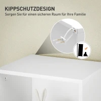 HOMCOM 5 Tier Bookshelf, Freestanding Bookcase with Adjustable Shelves, Display Storage Unit for Living Room, Bedroom, Study, 30W x 24D x 133.5H cm, White(m-6)