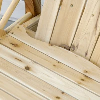 Fotel bujany z drewna, rustykalny, do ogrodu, relaksacyjny(m-8)